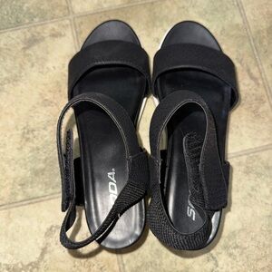 New Black Sandals